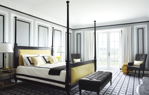 black white yellow bed rm  aus design review